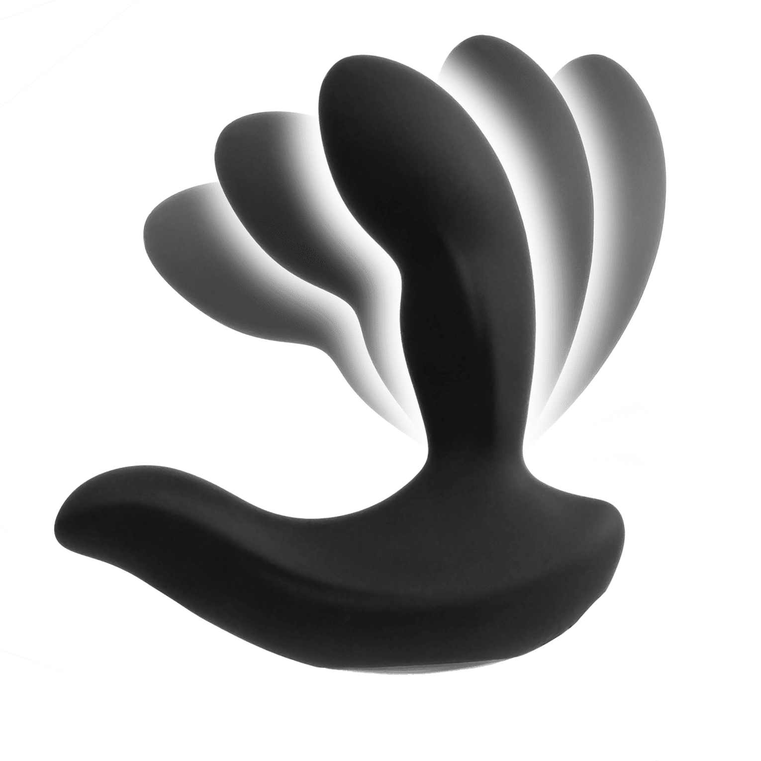 realistic vibrating p spot massager Black Lightning Wand Vibrator